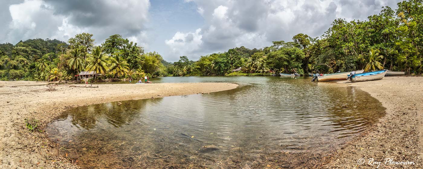 River at Grande Riviere village on Trinidad’s North East Coast