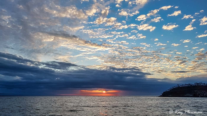 Sunset at Elizabeth Bay at Isabela Island, Galapagos