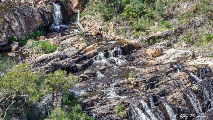 MacKenzie Falls from Bluff Lookout in the Grampian Mountains