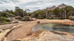 Honeymoon Bay at Freycinet National Park in Tasmania